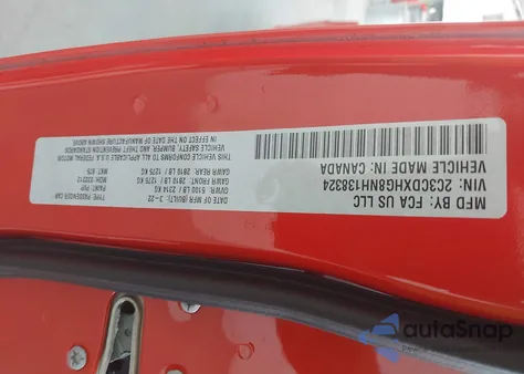 2022 Dodge Charger Gt Rwd из США, поврежденный, VIN 2C3CDXHG8NH138324